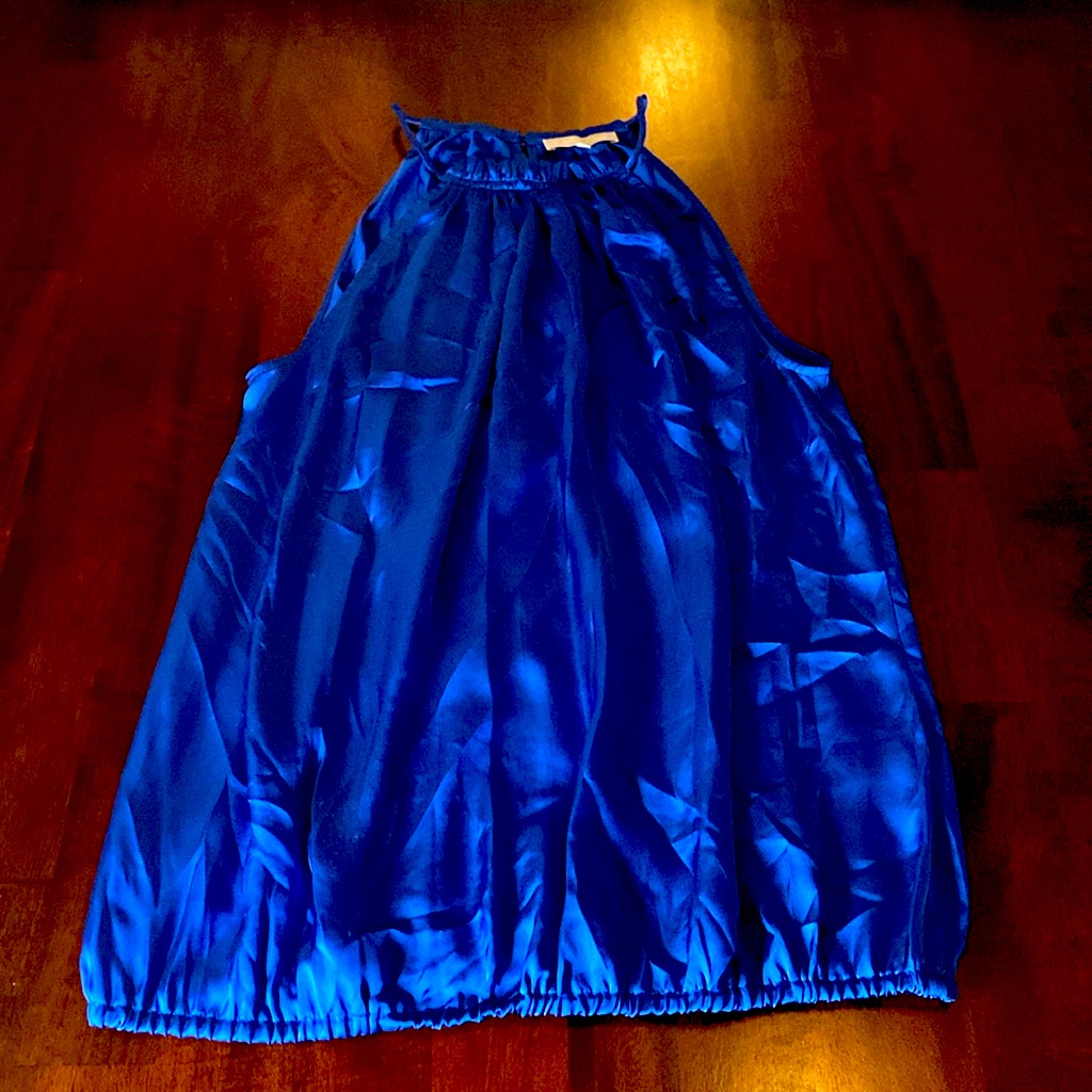 Sleeveless Satin Feel Top